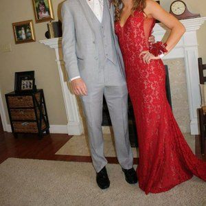 Jovani 48994 Prom Dress, Red, Size 4